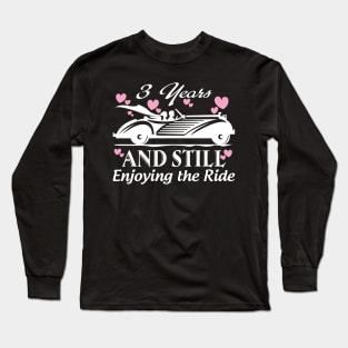 Anniversary Gift 3 years Wedding Marriage Long Sleeve T-Shirt